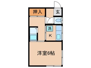 高山荘の物件間取画像